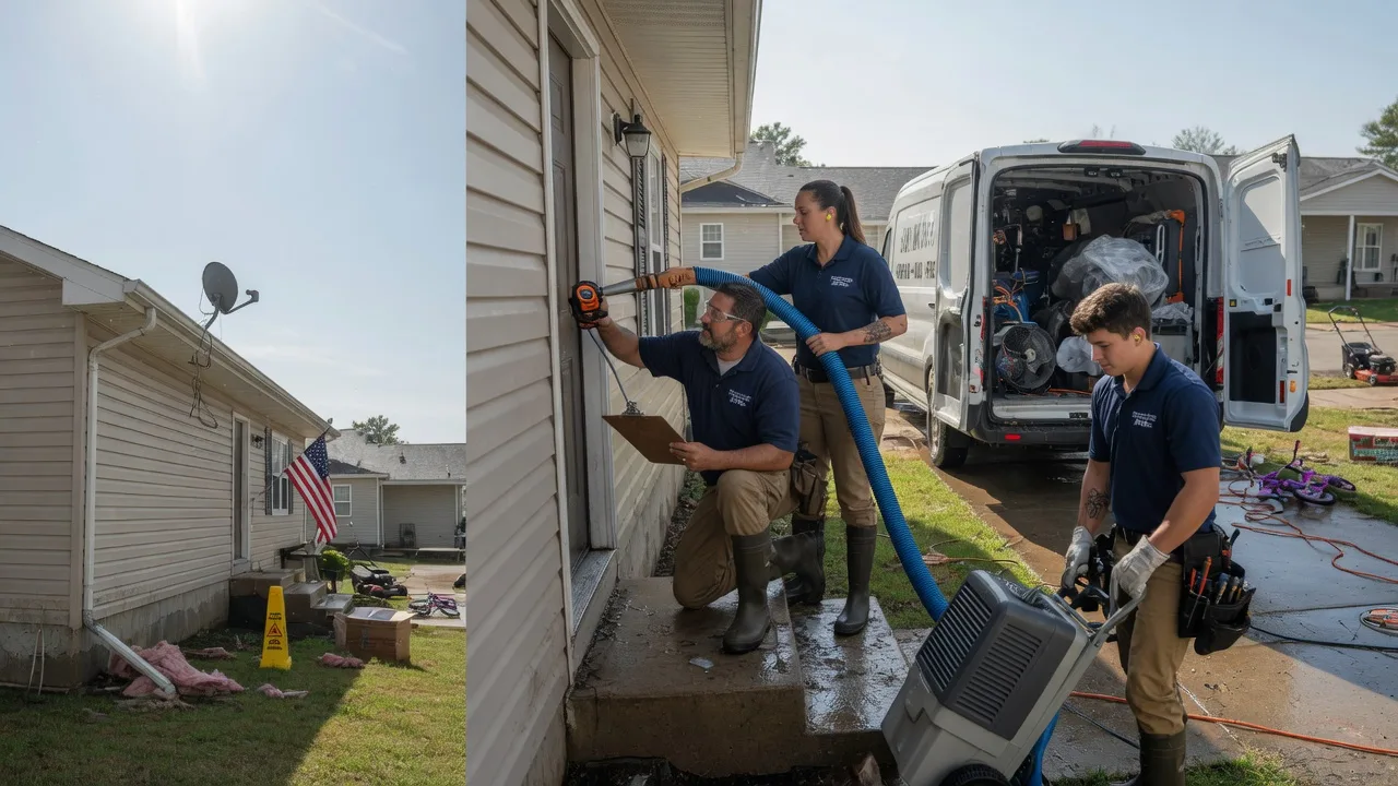 Ceiling Water Damage Restoration in Derby, IA near me